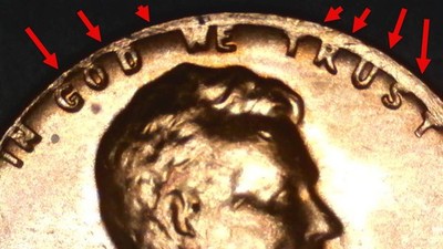 1968-D Lincoln Cent   Red Brown (RB)   Strong Luster   DDD ERRORs - Light Strike