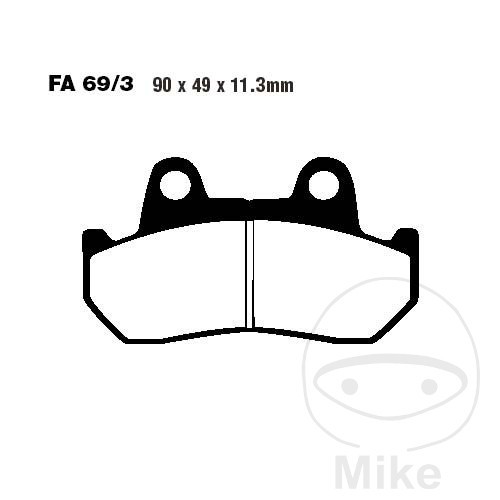 Galfer FD532G1370 - Pastiglie Freno Sinterizzate HH Per Kawasaki Ninja 400 (2018-2023)