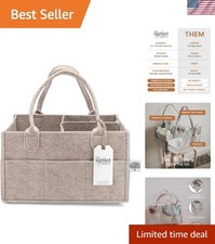 Parker Baby Diaper Caddy - Nursery Storage Bin and Car Organizer for Diapers ...