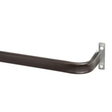 Mainstays 2" Espresso Metal Wrap Around Adjustable Curtain Rod, 48-86"