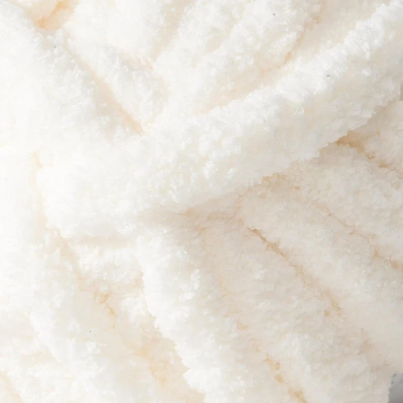 Jumbo Chenille Yarn Soft Fluffy Polyester Thick Crafting Knitting Crocheting DIY - Image 3 of 4