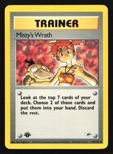 Misty's Wrath 114/132 Gym Heroes Uncommon 1st Edition Pokemon Card on eBay