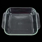 Vintage Pyrex 8x8 Clear Glass Baking Dish Square 2 Qt Oven Microwave USA 222