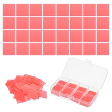32PCS Diamond Art Painting Wax with Box Square DIY Wax Refills(25mm/1", Red)