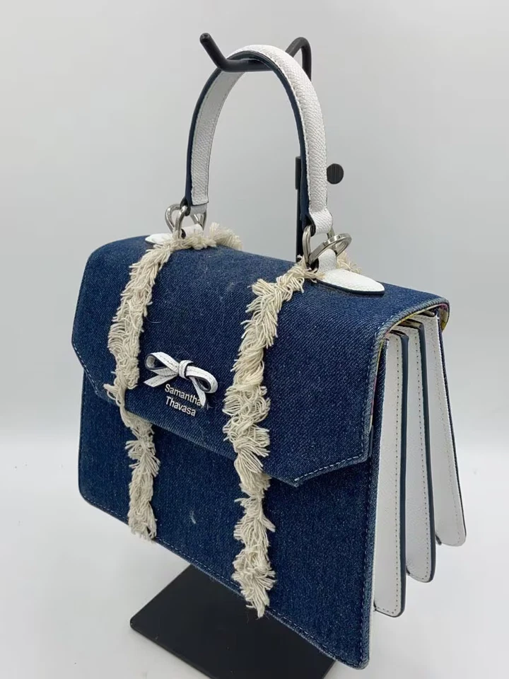 Bolso de hombro Samantha Thavasa algodón IDG SA1720AW46767 Foto 2 de 4