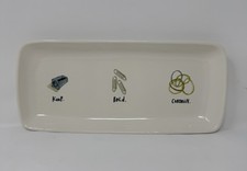 Rae Dunn Desk Organizer Tray Trinket Dish KEEP HOLD CONTAIN Office Supplies