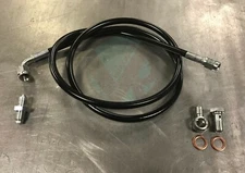 Stainless Steel Clutch Line for K Swap K20 K24 92-00 Civic 94+ Teg Black