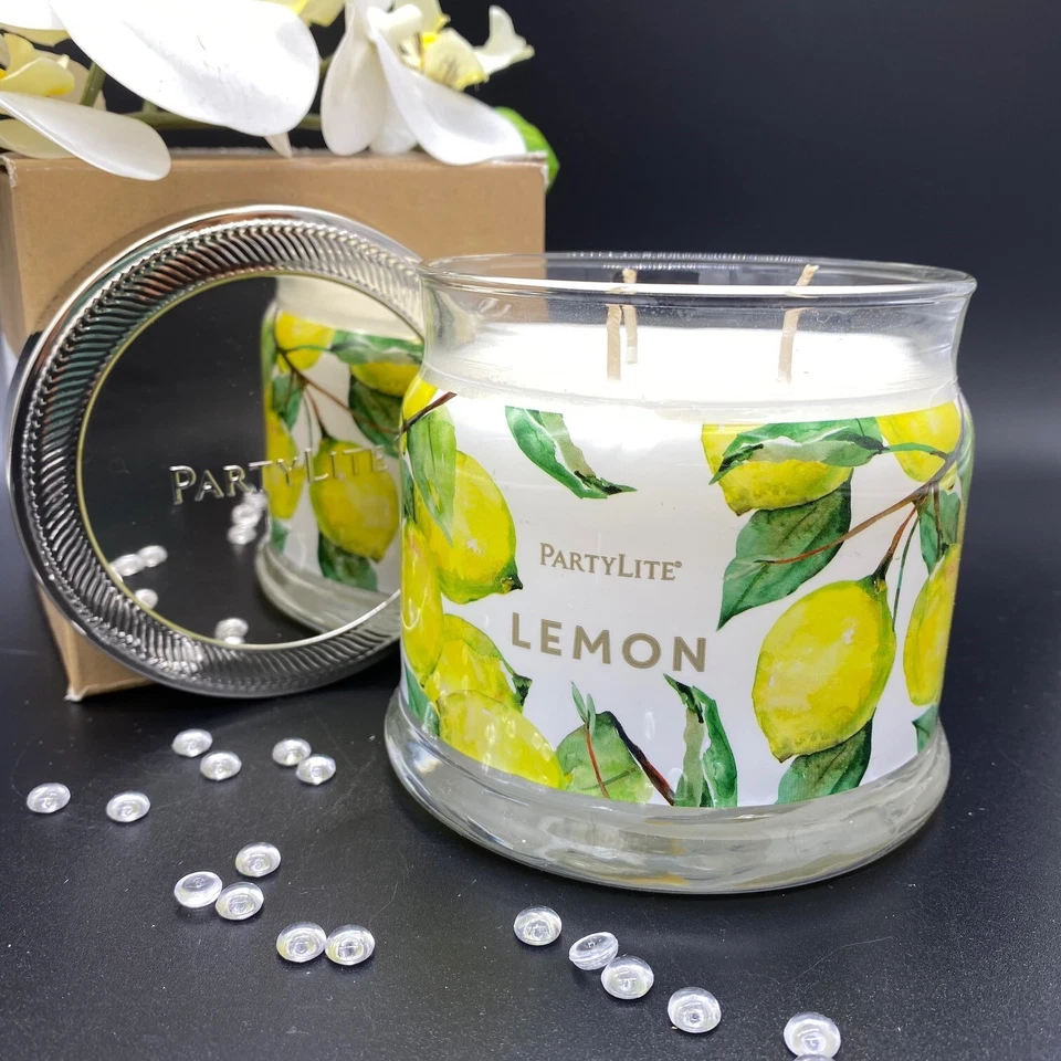 PARTYLITE DUFTKERZE 3-Docht-Duftwachsglas Duftwachs "Duftbombe" Geruchskiller - Bild 3 von 4