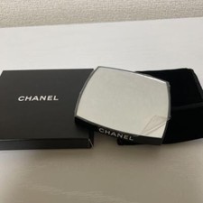 Chanel Double sided Mirror Novelty Gift black Dual Sided
