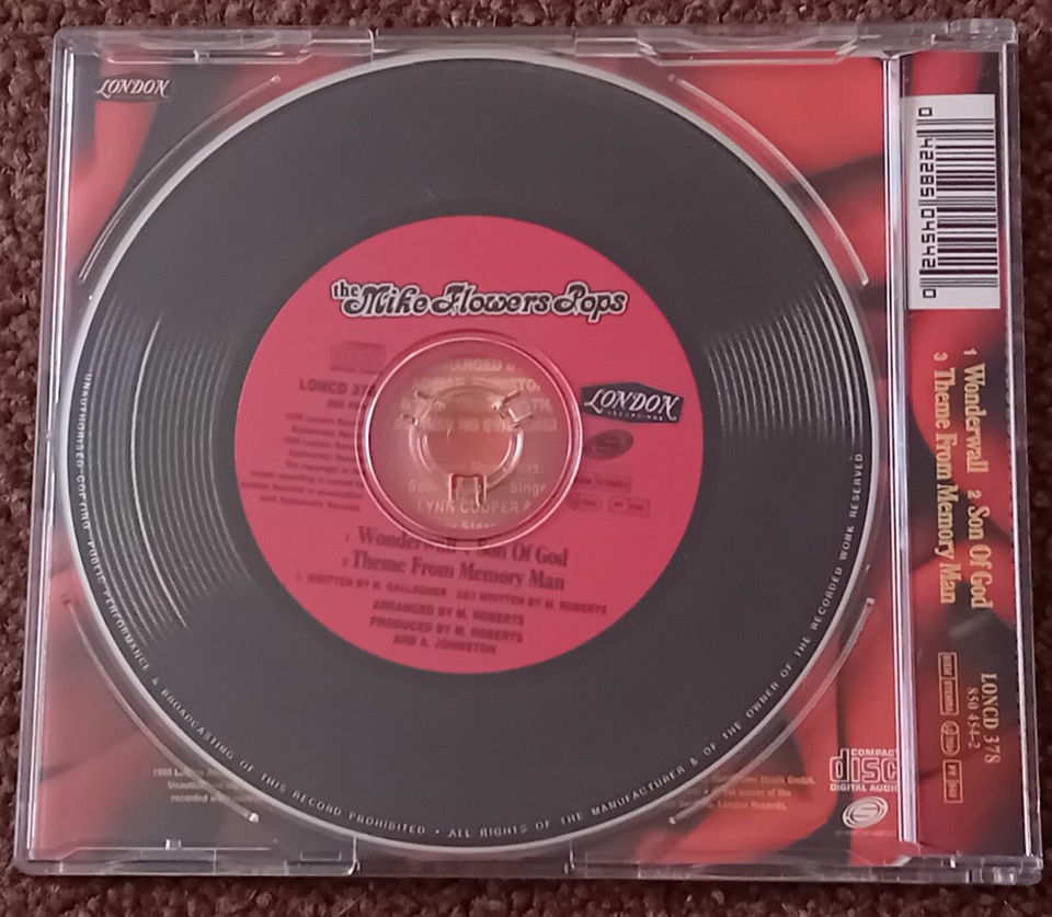The Mike Flowers Pops Wonderwall CD Single (1995), Son Of God, Memory