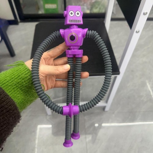 Juguete educativo de descompresión con forma de robot tubo telescópico de 2 piezas - Imagen 10 de 35