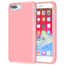 Liquid Silicone Gel Rubber Shockproof Case For iPhone 7/8/SE2/SE3 LIGHT PINK