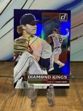 Casey Mize Diamond Kings Purple Holo Foil #8 2022 Panini Donruss Baseball