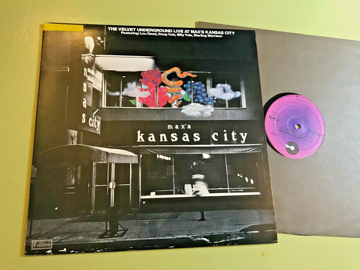 VU LIVE AT MAX’S KANSAS CITY 帯付 LP Velvet Underground Live At Max's Kansas City LP 1974 Cotillion re