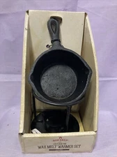 Red Shed  Cast Iron Wax Warmer, Includes a pkg of maple syrup & pancake Melts