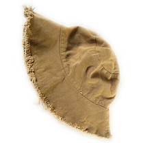 New  Frayed edge Cotton Slouch Bucket hat  Men`s Women`s