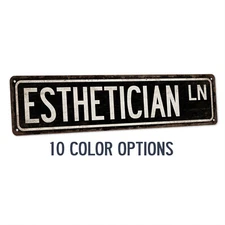 Esthetician Street Sign Gift for Esthetician Beauty Salon Decor Spa 104180021031