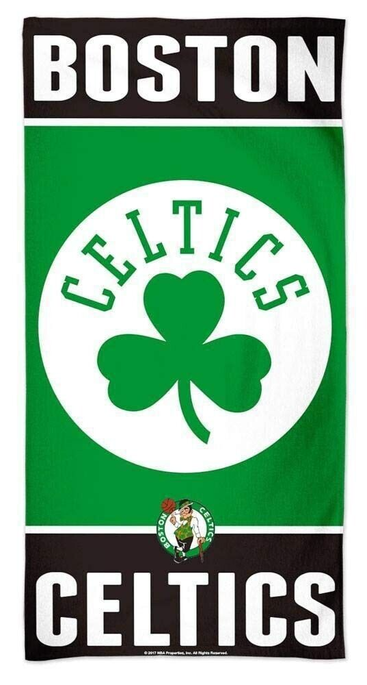 OFFICIAL BOSTON CELTICS NBA BASKETBALL BEACH TOWEL By WINCRAFT BNWT