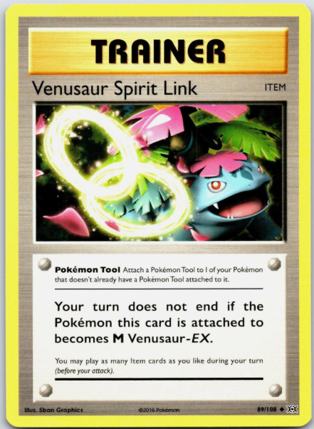 Pokemon - Venusaur Spirit Link - 89/108 - Evolutions - NM/M