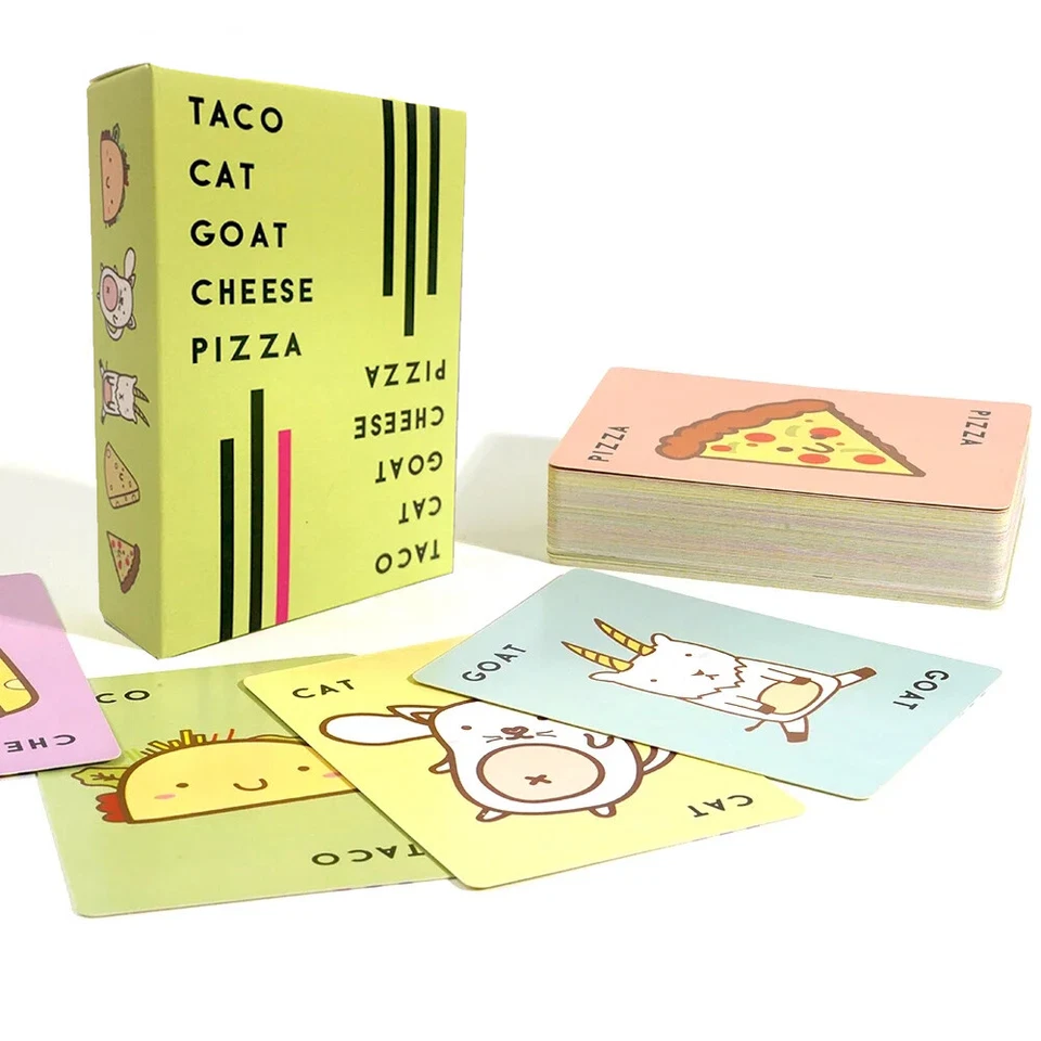 Taco Cat Goat Cheese Pizza | Card Game| Ages 8+ | 3-8 Players | NEW UK Party Toy