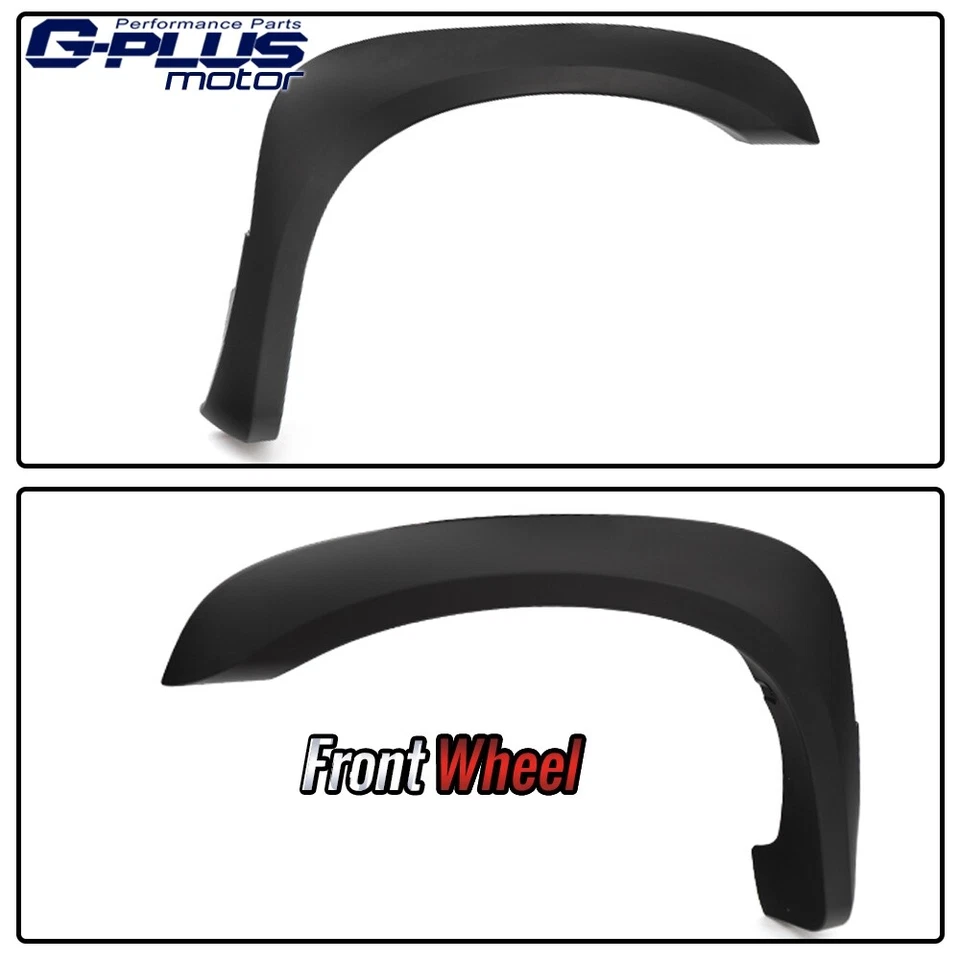 4PCS FRONT & REAR FENDER FLARES FIT FOR 05-11 DODGE DAKOTA BLACK FACTORY STYLE - Imagem 3 de 4