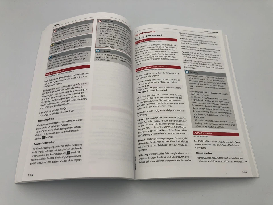 AUDi A6 S6 RS6 Bedienungsanleitung 2022 2023 Handbuch Betriebsanleitung C8 BA - Bild 4 von 4