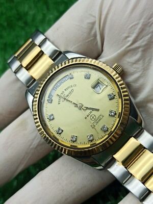LUXURY WEST END WATCH CO. SOWAR PRIMA AUTOMATIC 25 JEWELS GOLDEN