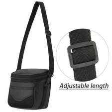 Camera Protective Bag Shoulder Pouch Zipper Case Black for Nikon Canon Sony DSLR