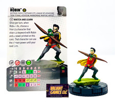 DC Heroclix Robin 035 w Card Masters of Time Set