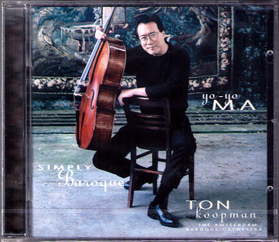 Yo-Yo MA: SIMPLY BAROQUE BACH Air BOCCHERINI Cello Concerto CD Ton KOOPMAN NEU