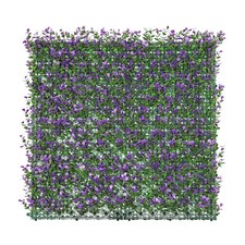 20 Artificial Faux Purple Buxus Leaf Mats Wit...