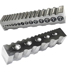 Steel Block Design Forming Dapping Doming Jewelry Bending  Shaping Swage Tool