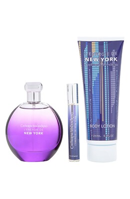 CATHERINE MALANDRINO L'energie de New York 3-PC Parfum Spay W/Mini & Lotion-NEW!