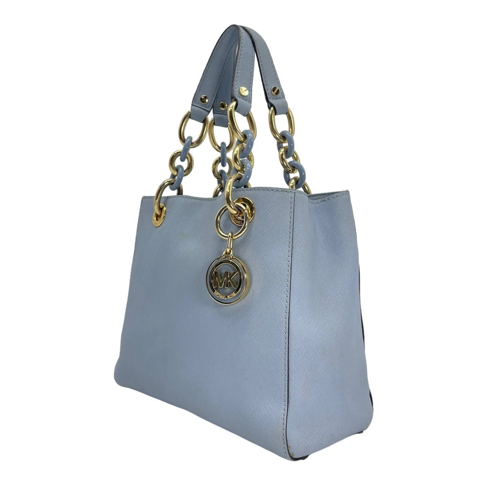 Bolso Bandolera Convertible MICHAEL KORS Cuero Saffiano CYNTHIA AZUL Foto 4 de 4