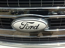 Ford Oval Emblem White Decal Sticker Overlay Fits 2022 F150 Ford Oval Emblem White Decal Sticker Overlay Fits 2022 F150