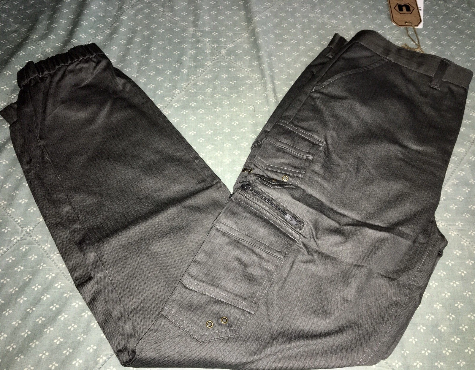 Jogger Pants Casual Unyforme Connor Charcoal Grey Mens 30 Small $82