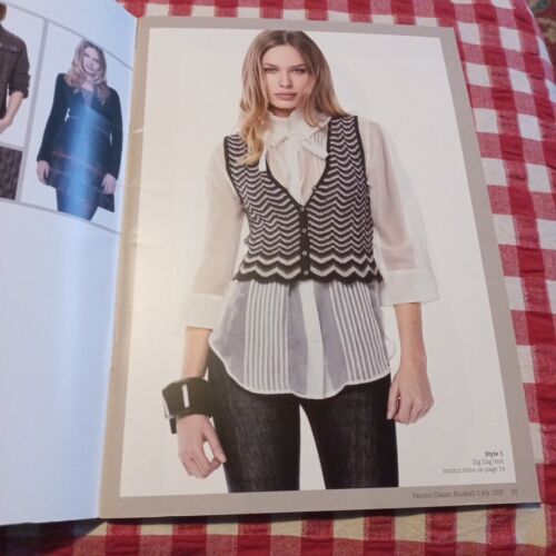 π Patons 1302 Womens Classic Bluebell 5 Ply Knitting Pattern Book 8 Designs - Picture 3 of 16