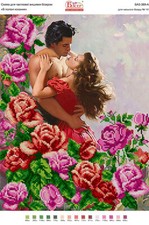 HOT DIY Bead Embroidery Kit Needlepoint Beading in captivity of love