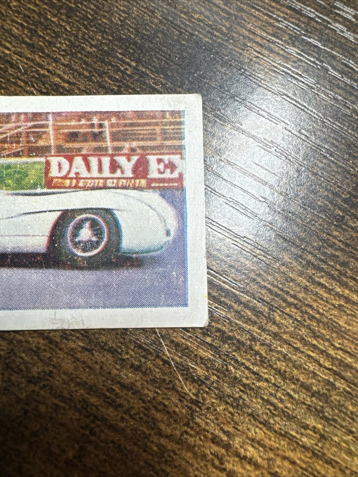 CADET-RECORD HOLDERS MOTOR RACING 1955-#02- JUAN MANUEL FANGIO ROOKIE CARD - Image 4 of 4