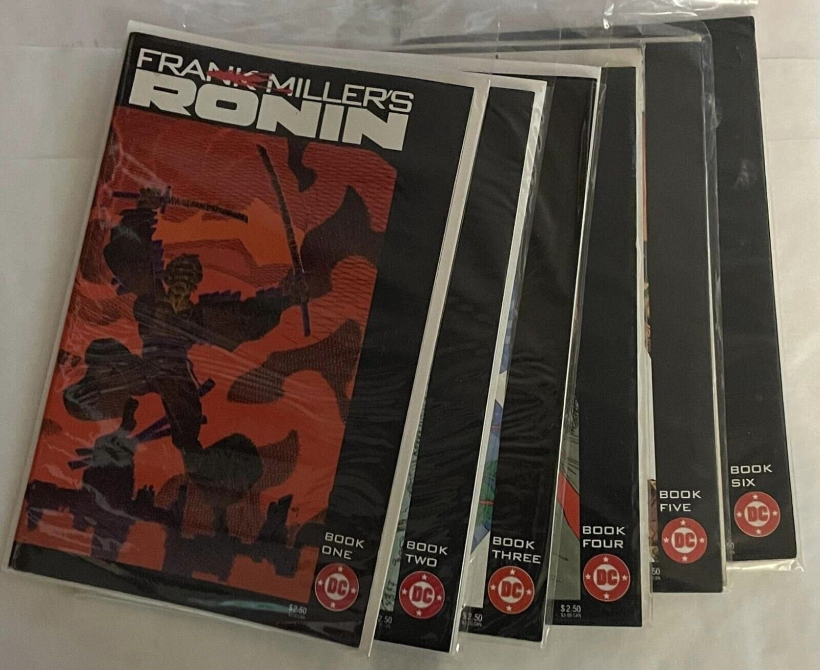 Ronin by Frank Miller (Complete Set #1 to #6 - DC Comics 1983-1984) NM/MT