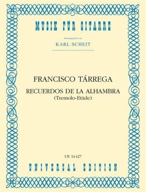 Thumbnail - Recuerdos De La Alhambra | Karl Scheit | Tremolo-etüde. Für Gitarre. |