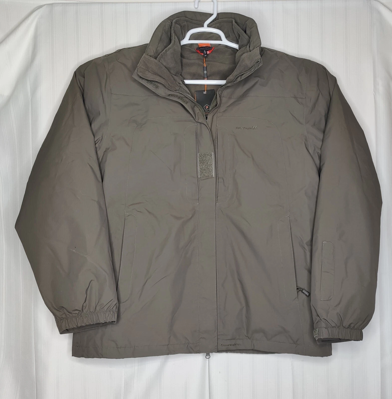 Pentagon NWT men 2XL Gen V 2.0 Parka Brown 3-in-1 tactical water repel Storm|Tex