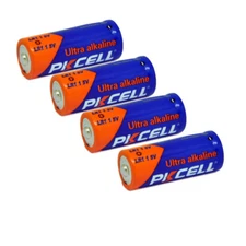 4pcs Size N Batteries MN9100 910A LR1 AM5 1.5V Alkaline PKCELL