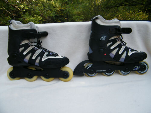 K2 Camano Carbon Softboot Technology Inline Skates Rollerblade Womens Sz 10 NEW - Picture 1 of 10