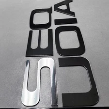 CHROME REAR LETTERS FOR SEQUOIA TAILGATE INSERT NOT DECALS