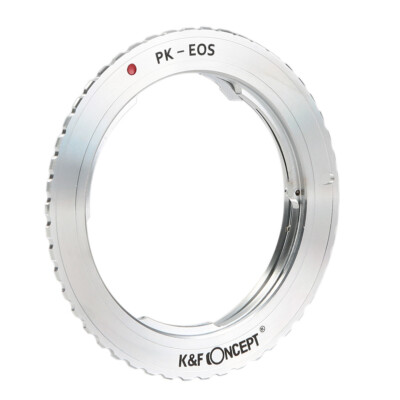 K&F Concept  PK-EOS Adapter Pentax PK Objektiv an Canon EOS Kamera .130