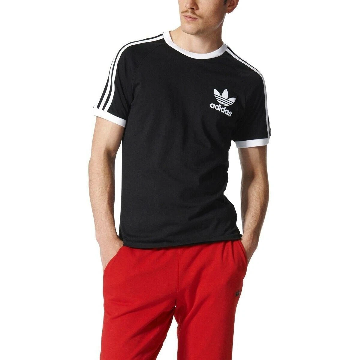 Adidas california tee black cheap