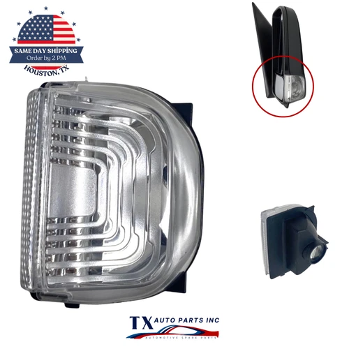 Passenger Side Mirror Turn Signal Light for 19-24 Freightliner MB Sprinter Right