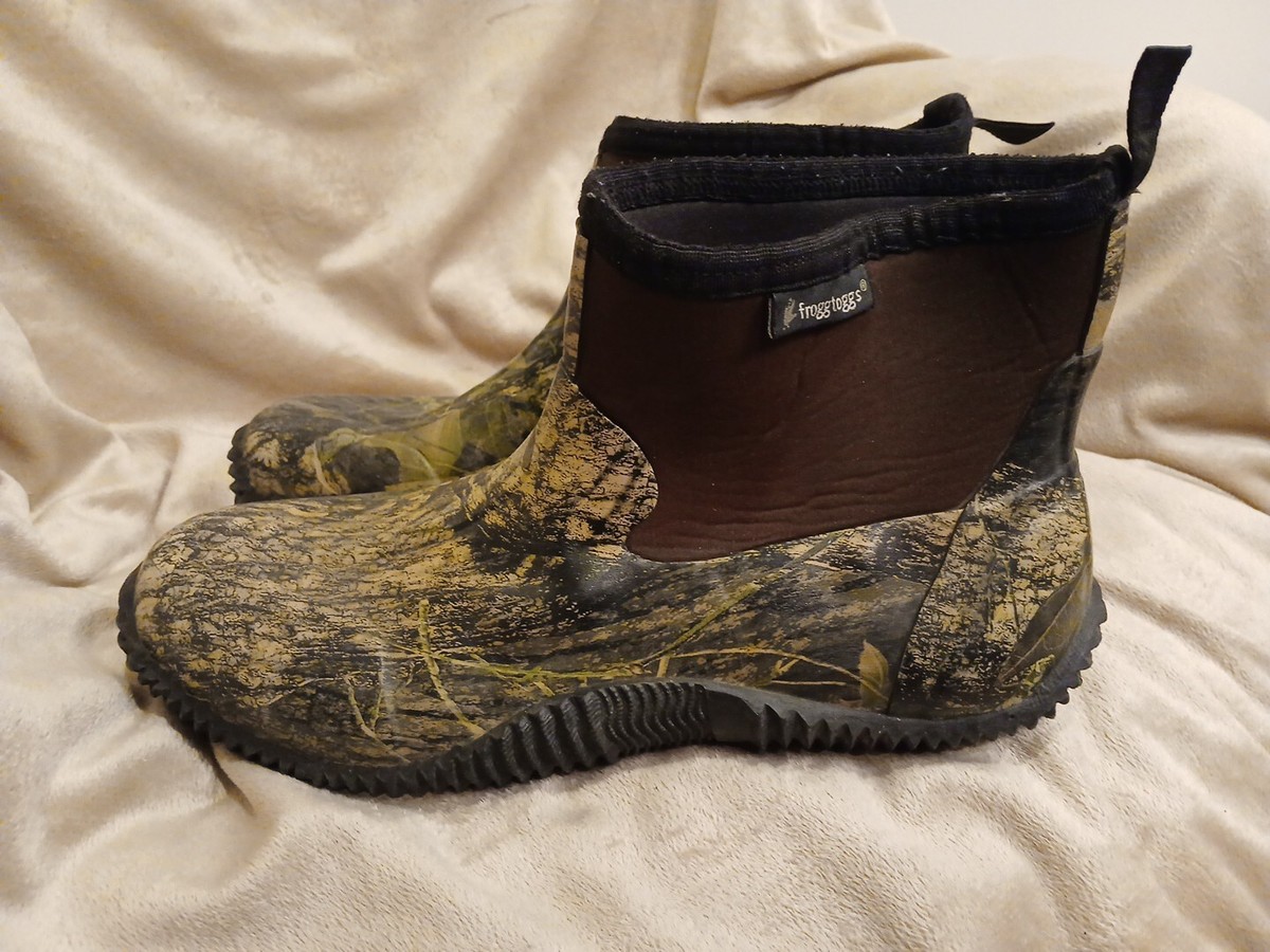Frogg Toggs Muck Boots Mossy Oak Pattern Camo Men Size 11 | eBay