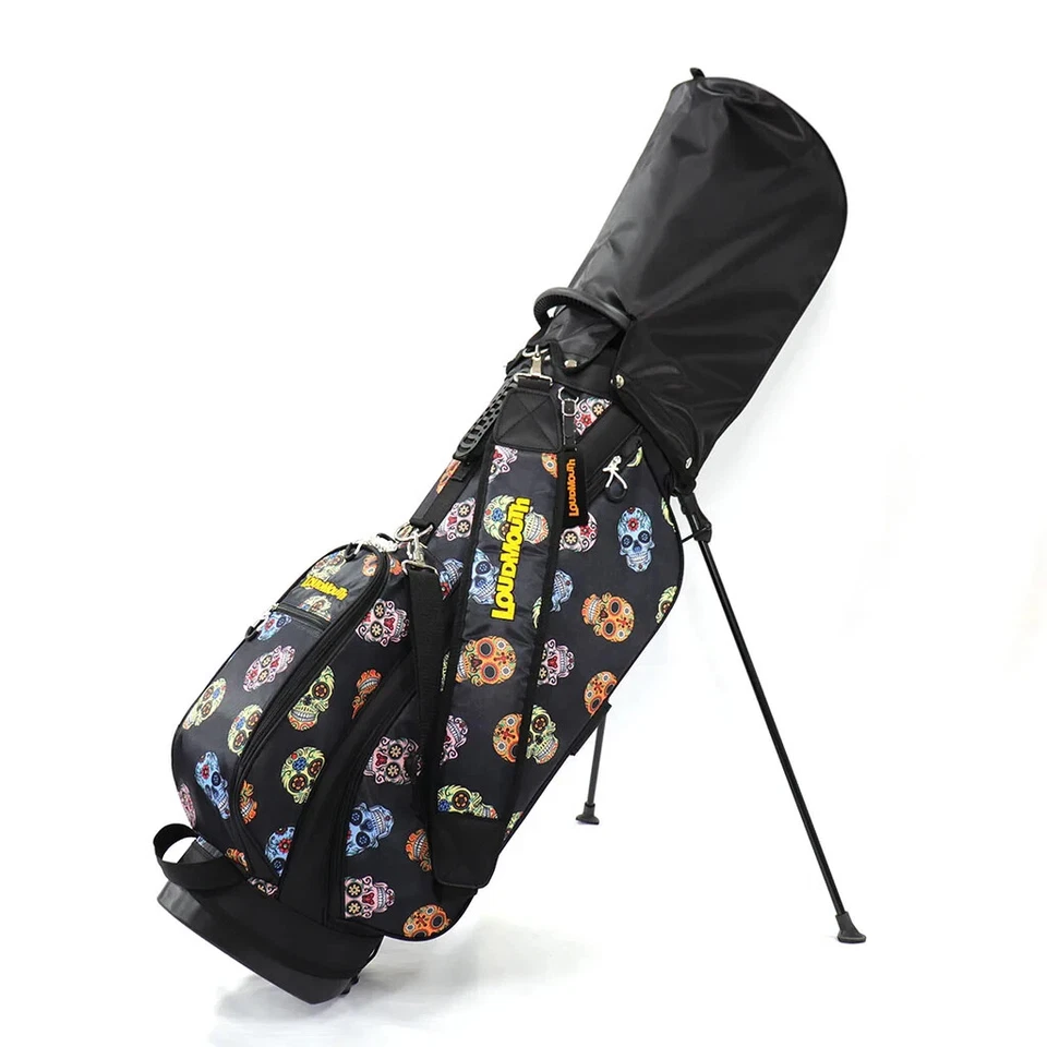 Loudmouth Golf Carry Stand Bag Lightweight 8.5" x 47" Unisex 2025 Sugar Skulls - Image 3 of 4